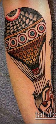 фото тату воздушный шар (Balloon tattoo) (значение) — пример рисунка — 305 tatufoto.com