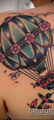 фото тату воздушный шар (Balloon tattoo) (значение) — пример рисунка — 311 tatufoto.com