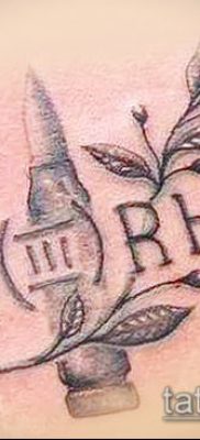 фото тату группа крови (Blood type Tattoo) (значение) — пример рисунка — 009 tatufoto.com