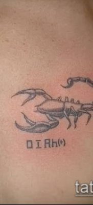 фото тату группа крови (Blood type Tattoo) (значение) — пример рисунка — 022 tatufoto.com
