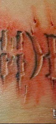 фото тату группа крови (Blood type Tattoo) (значение) — пример рисунка — 023 tatufoto.com