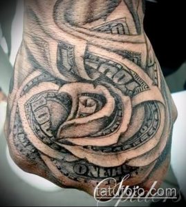 фото тату деньги (Tattoo money) (значение) - пример рисунка - 004 tatufoto.com
