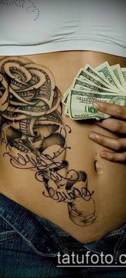 фото тату деньги (Tattoo money) (значение) — пример рисунка — 017 tatufoto.com
