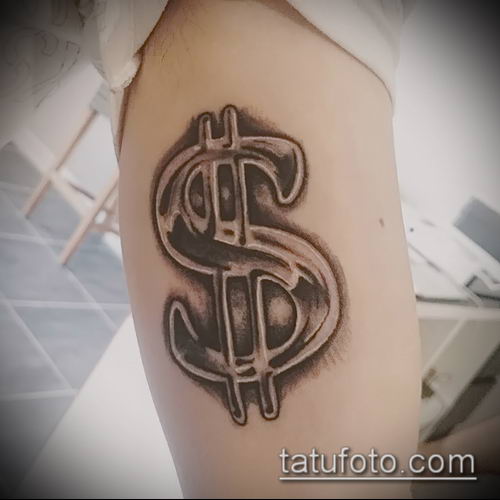 фото тату деньги (Tattoo money) (значение) - пример рисунка - 047 tatufoto.com