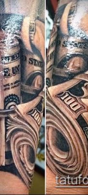 фото тату деньги (Tattoo money) (значение) — пример рисунка — 050 tatufoto.com