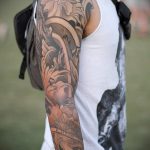 тату для мужчин №954 - интересный вариант рисунка, который легко можно использовать для переделки и нанесения как тату на кисть руки для мужчин