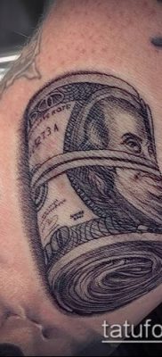фото тату доллар (tattoo dollar) (значение) — пример рисунка — 009 tatufoto.com