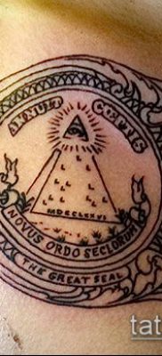 фото тату доллар (tattoo dollar) (значение) — пример рисунка — 027 tatufoto.com