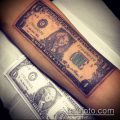 фото тату доллар (tattoo dollar) (значение) - пример рисунка - 029 tatufoto.com
