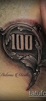 фото тату доллар (tattoo dollar) (значение) — пример рисунка — 051 tatufoto.com