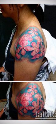 тату жасмин №279 — крутой вариант рисунка, который удачно можно использовать для преобразования и нанесения как тату жасмин цветок