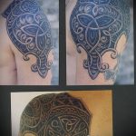 тату кельтика №461 - крутой вариант рисунка, который хорошо можно использовать для доработки и нанесения как Tattoo of the Celtic
