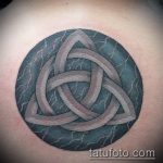 тату кельтика №214 - достойный вариант рисунка, который удачно можно использовать для переделки и нанесения как тату кельтский крест
