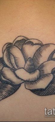 тату магнолия №167 — интересный вариант рисунка, который легко можно использовать для переработки и нанесения как Magnolia tattoo