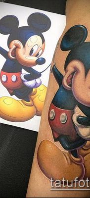 фото тату микки маус (Tattoo) (значение) — пример рисунка — 034 tatufoto.com