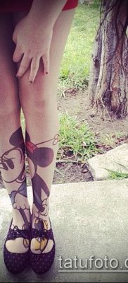 фото тату микки маус (Tattoo) (значение) — пример рисунка — 050 tatufoto.com