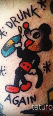фото тату микки маус (Tattoo) (значение) — пример рисунка — 077 tatufoto.com