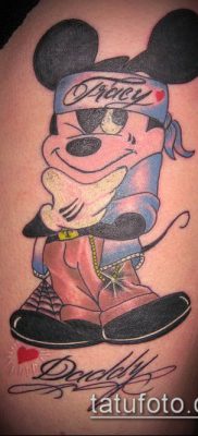 фото тату микки маус (Tattoo) (значение) — пример рисунка — 102 tatufoto.com