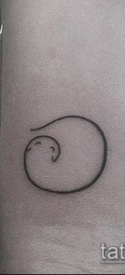 фото тату минимализм (tattoo) (значение) — пример рисунка — 007 tatufoto.com