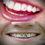 тату на зубах №393 - классный вариант рисунка, который хорошо можно использовать для доработки и нанесения как Tattoo on teeth
