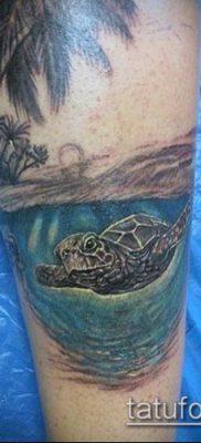 тату океан №147 — крутой вариант рисунка, который хорошо можно использовать для доработки и нанесения как Tattoo ocean