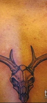 фото тату олень с рогами (tattoo) (значение) — пример рисунка — 044 tatufoto.com