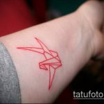 тату оригами №289 - классный вариант рисунка, который легко можно использовать для переделки и нанесения как tattoo origami