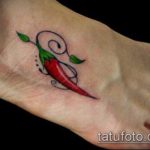 тату перец №926 - интересный вариант рисунка, который удачно можно использовать для доработки и нанесения как Tattoos pepper
