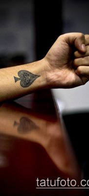 фото тату пиковый туз (Tattoo) (значение) — пример рисунка — 007 tatufoto.com