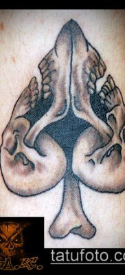 фото тату пиковый туз (Tattoo) (значение) — пример рисунка — 031 tatufoto.com
