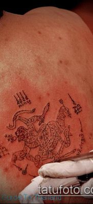 тату сак янт №774 — уникальный вариант рисунка, который легко можно использовать для преобразования и нанесения как тату сак янт мужская