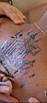 тату сак янт №957 — достойный вариант рисунка, который успешно можно использовать для преобразования и нанесения как тату сак янт мужская