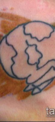 тату свинья №722 — классный вариант рисунка, который легко можно использовать для преобразования и нанесения как Pig tattoo