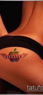 фото тату яблоко (apple tattoo) (значение) — пример рисунка — 014 tatufoto.com