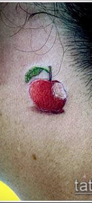 фото тату яблоко (apple tattoo) (значение) — пример рисунка — 024 tatufoto.com