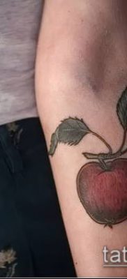 фото тату яблоко (apple tattoo) (значение) — пример рисунка — 034 tatufoto.com