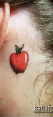 фото тату яблоко (apple tattoo) (значение) — пример рисунка — 035 tatufoto.com