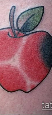 фото тату яблоко (apple tattoo) (значение) — пример рисунка — 074 tatufoto.com