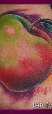 фото тату яблоко (apple tattoo) (значение) — пример рисунка — 075 tatufoto.com