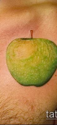 фото тату яблоко (apple tattoo) (значение) — пример рисунка — 089 tatufoto.com