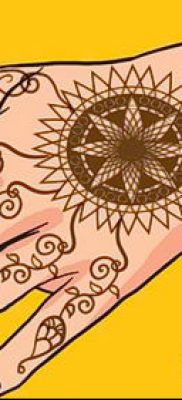 Фото Как наносить мехенди на тело(tattoo) (значение) — пример рисунка — 054 tatufoto.com
