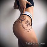 Фото Мехенди на бедре (Tattoo) (значение) - пример рисунка - 010 tatufoto.com