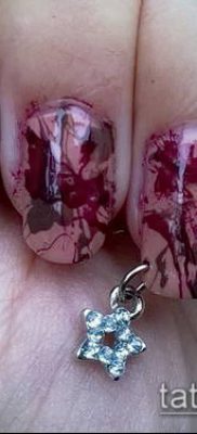 Фото Пирсинг ногтей (Nail Piercing) (значение) — пример рисунка — 040 tatufoto.com