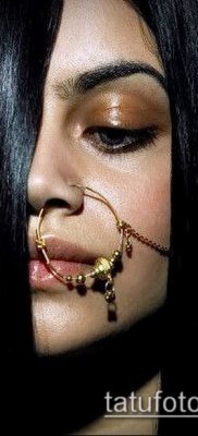 Фото Пирсинг носа (Tattoo Nose Piercing) (значение) — пример рисунка — 050 tatufoto.com