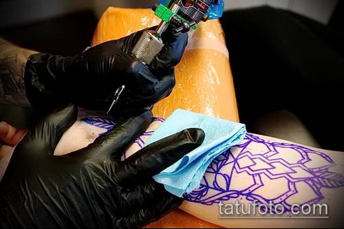Фото Сколько заживает тату (Tattoo) (значение) - пример рисунка - 007 tatufoto.com
