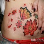 Фото Тату скрывающие растяжки (tattoo) (значение) - пример рисунка - 020 tatufoto.com