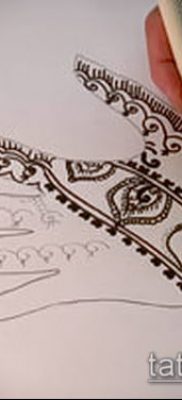 Фото Чем рисуют мехенди (Tattoo) (значение) — пример рисунка — 003 tatufoto.com