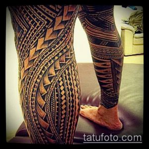 Фото самоанских тату (tattoo Samoa) (значение) - пример рисунка - 018 tatufoto.com