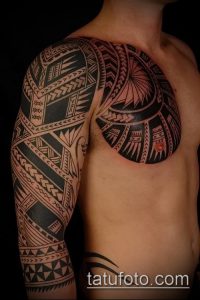 Фото самоанских тату (tattoo Samoa) (значение) - пример рисунка - 021 tatufoto.com