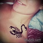 Фото скорпион хной (Tattoo Scorpion henn) (значение) - пример рисунка - 005 tatufoto.com